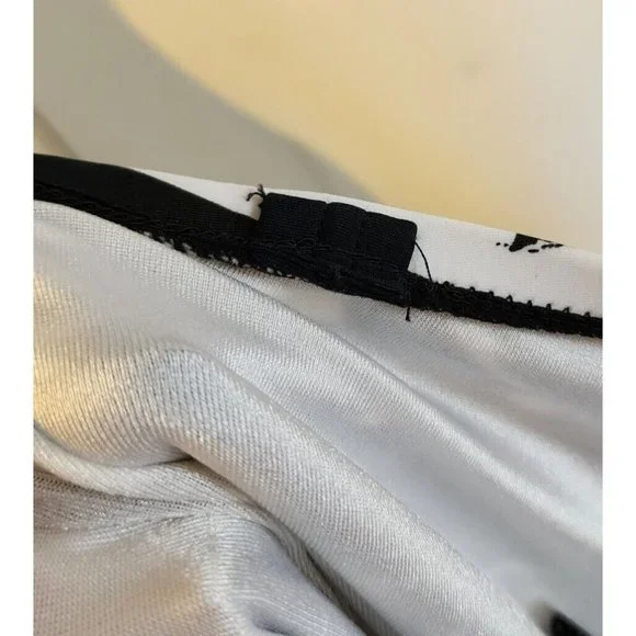 Maxine Of Hollywood Halter Neck Skirted Front One Piece Swimsuit Tropical Sz 10 - Picture 11 of 15